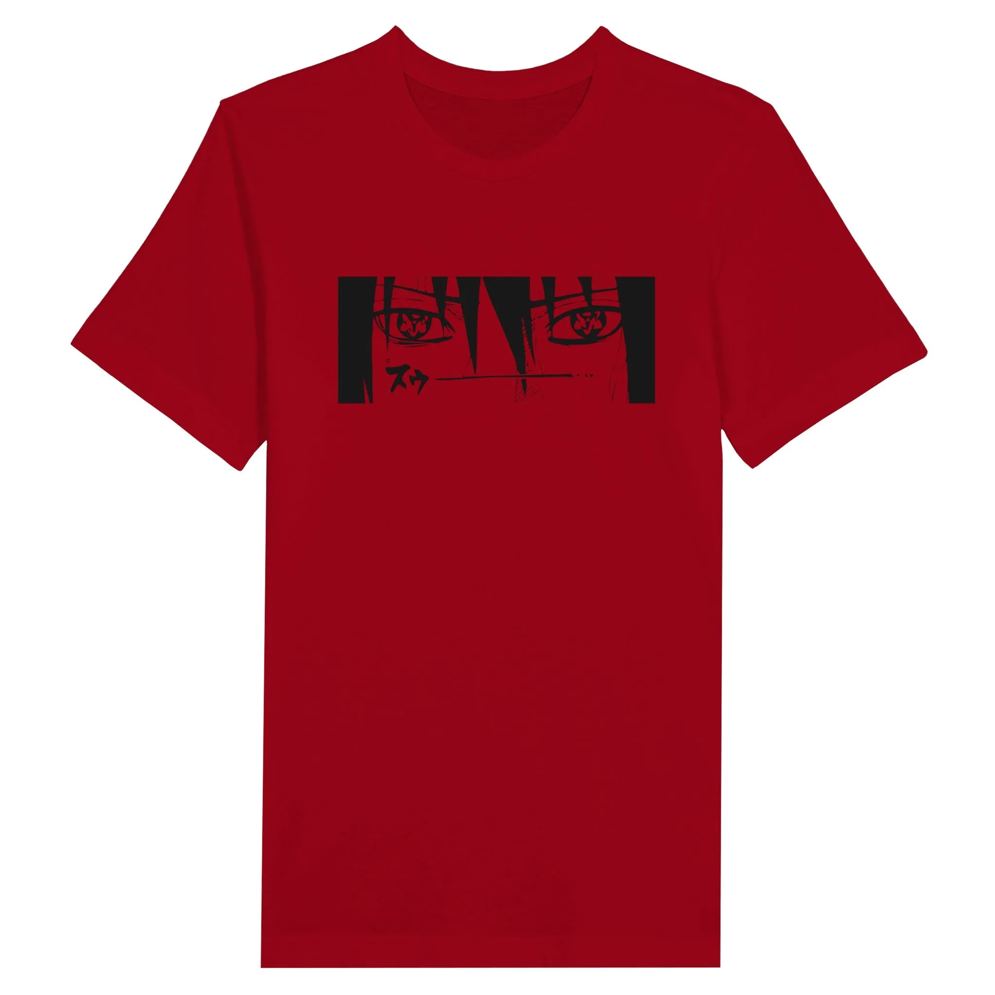 Naruto T-shirt - Naruto Artwork 3 Eyes Black - Premium Unisex Crewneck T-shirt