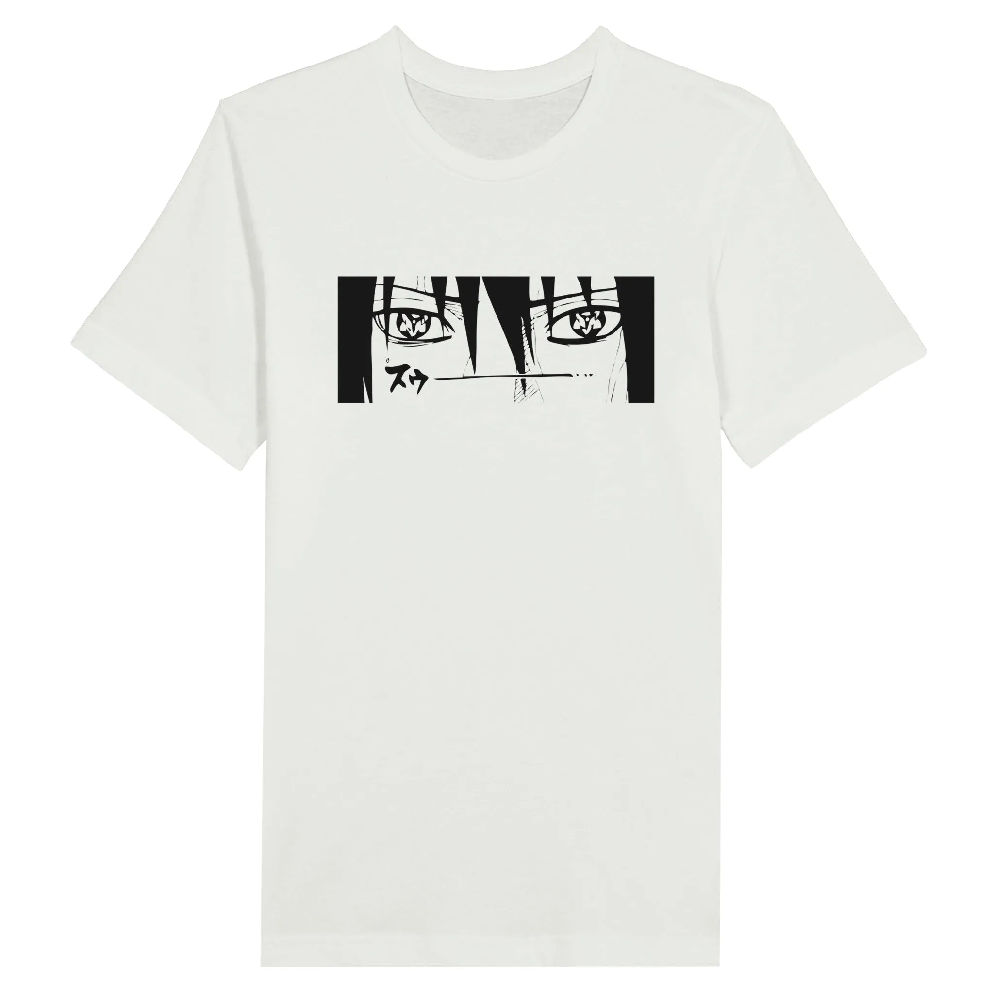 Naruto T-shirt - Naruto Artwork 3 Eyes Black - Premium Unisex Crewneck T-shirt