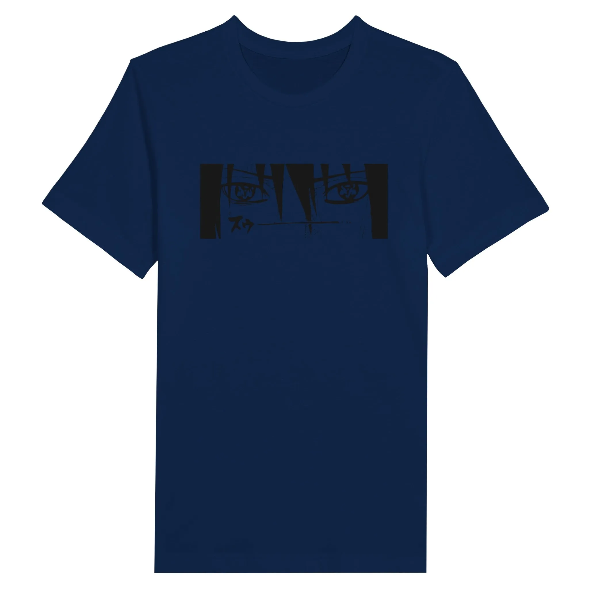 Naruto T-shirt - Naruto Artwork 3 Eyes Black - Premium Unisex Crewneck T-shirt