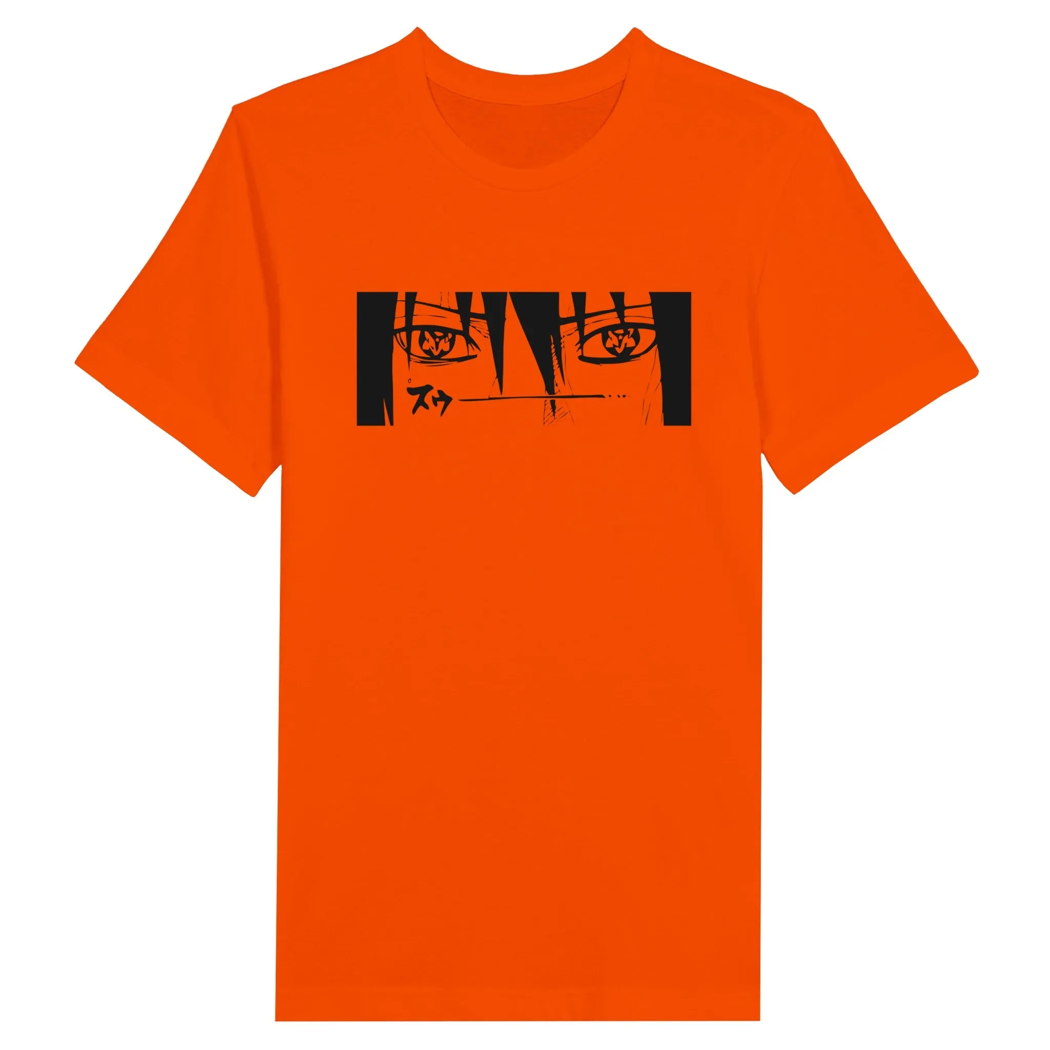 Naruto T-shirt - Naruto Artwork 3 Eyes Black - Premium Unisex Crewneck T-shirt