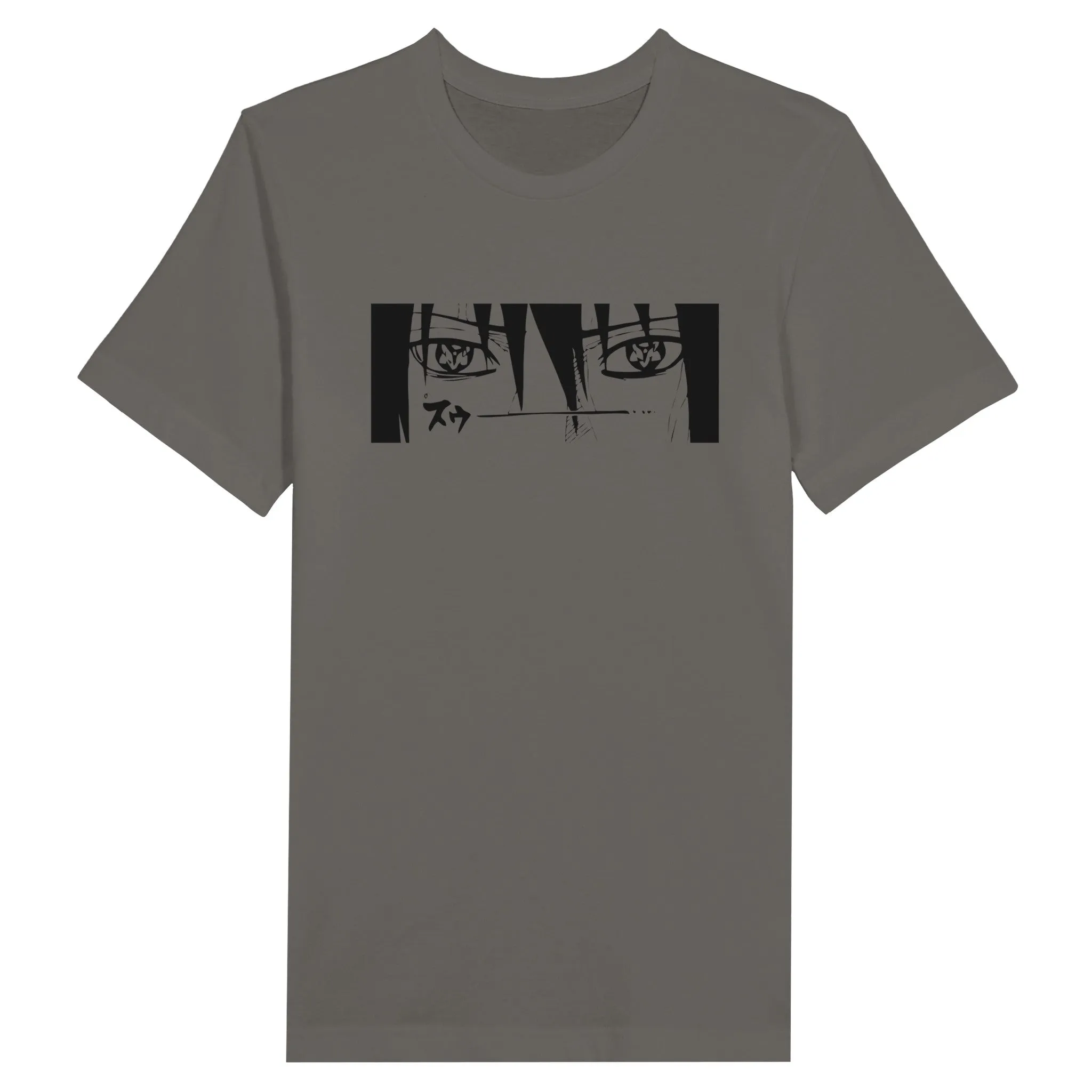 Naruto T-shirt - Naruto Artwork 3 Eyes Black - Premium Unisex Crewneck T-shirt