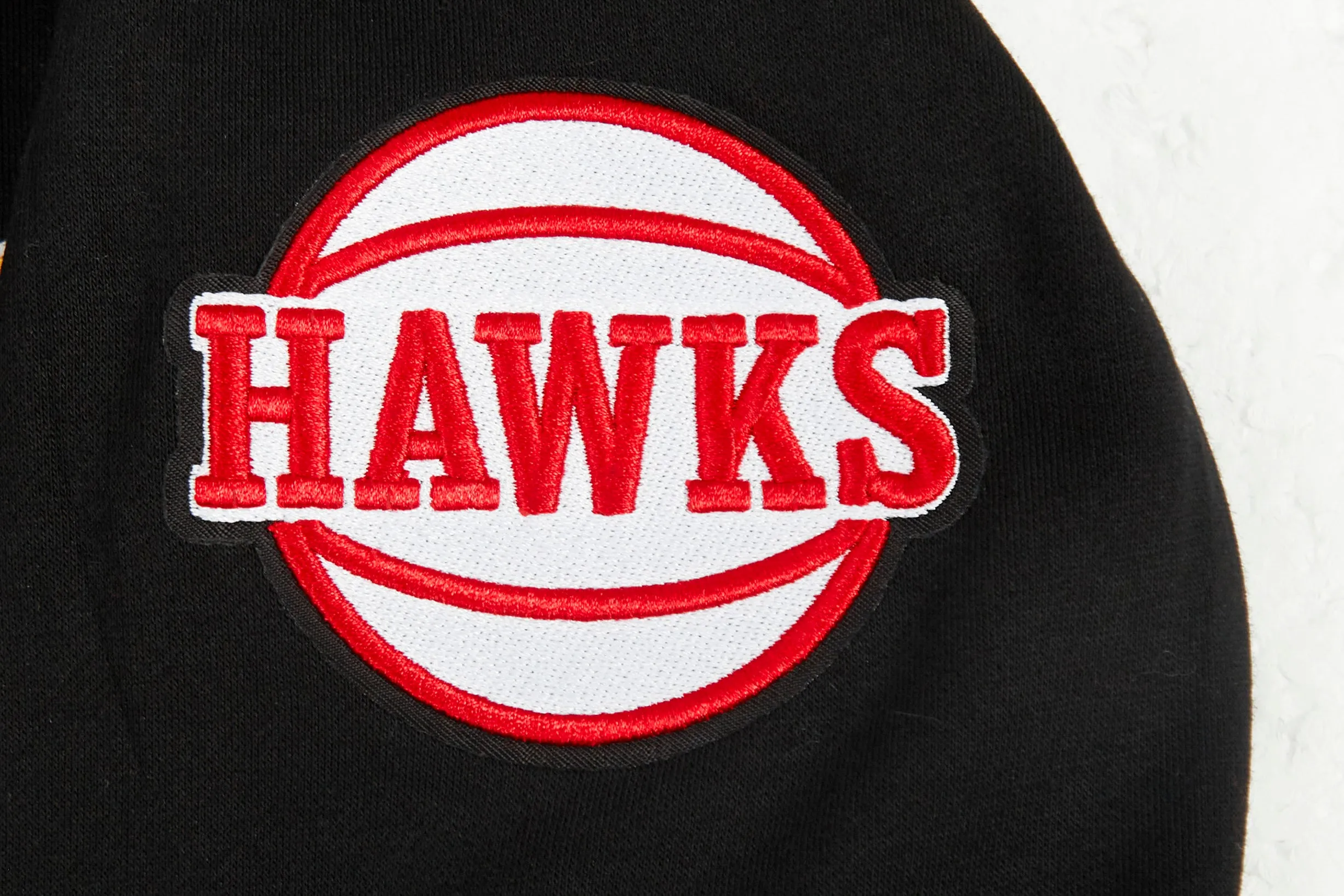 NBA ATLANTA HAWKS CLASSIC BIG BOYS FLC FZ PO HOODIE (BLACK)
