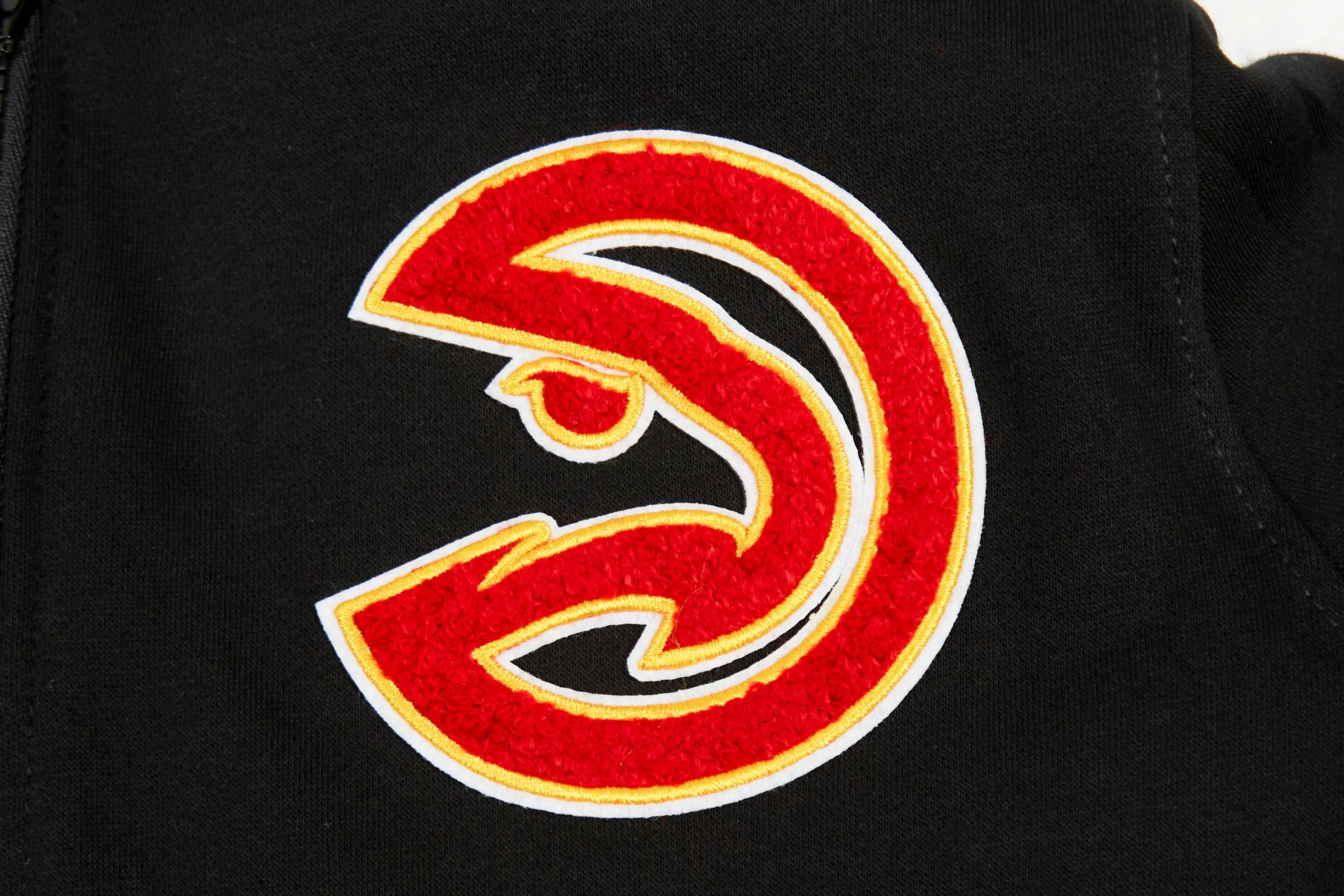 NBA ATLANTA HAWKS CLASSIC BIG BOYS FLC FZ PO HOODIE (BLACK)