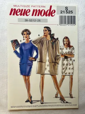 Neue Mode S21525 UNCUT Misses Dress Sizes 12-26