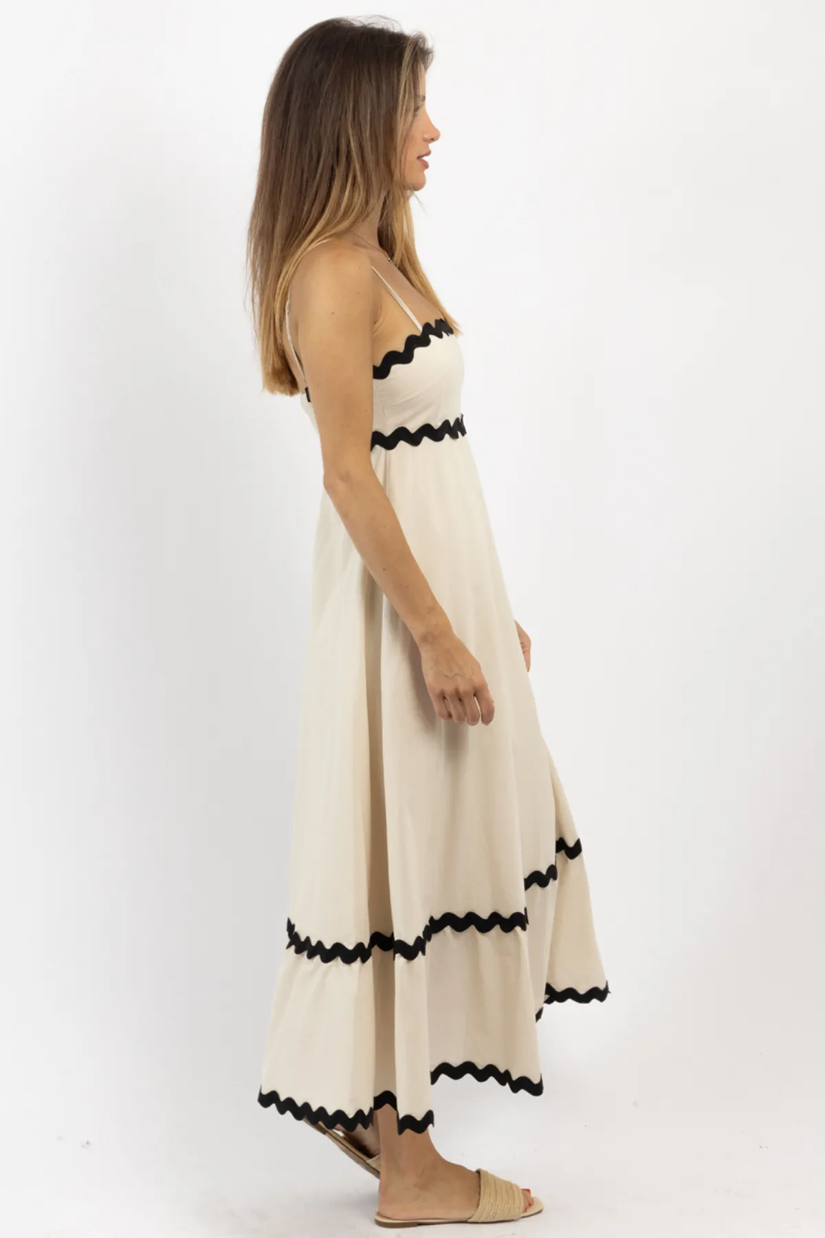 NICE CREAM CONTRAST MAXI DRESS
