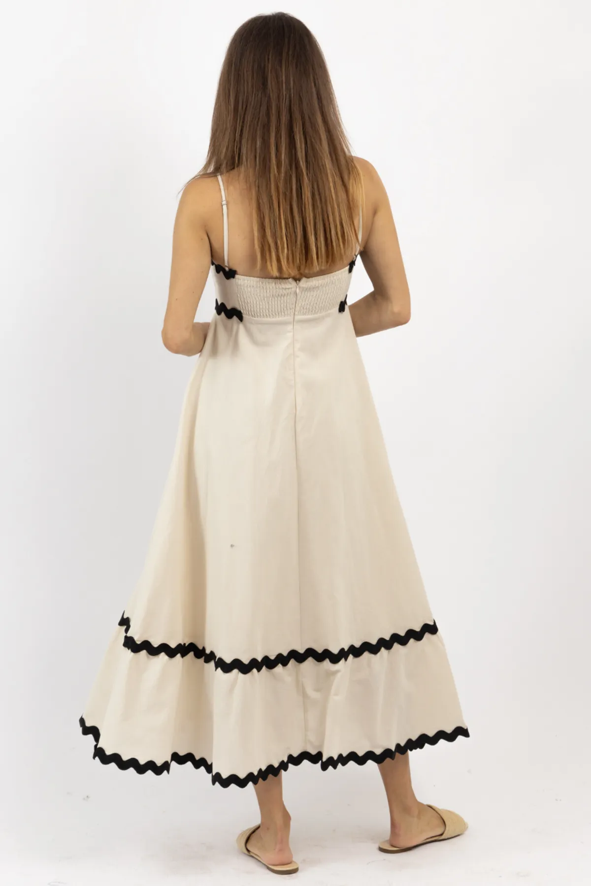 NICE CREAM CONTRAST MAXI DRESS