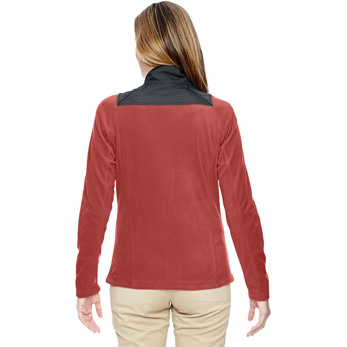 North End Women's Rust Excursion Trail Fabric-Block Jacket