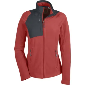 North End Women's Rust Excursion Trail Fabric-Block Jacket