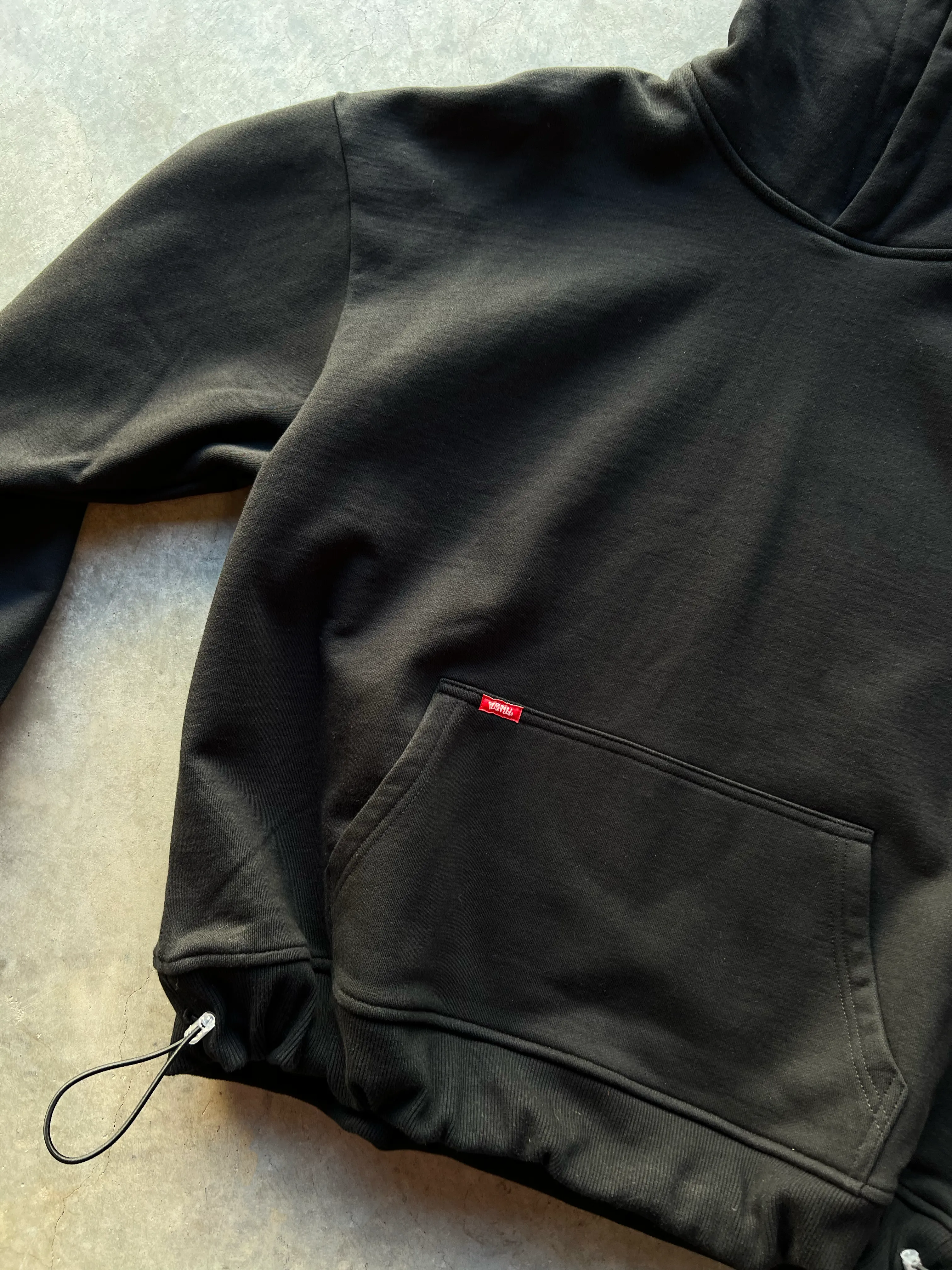 NOT ANOTHER BLACK BLANK HOODIE