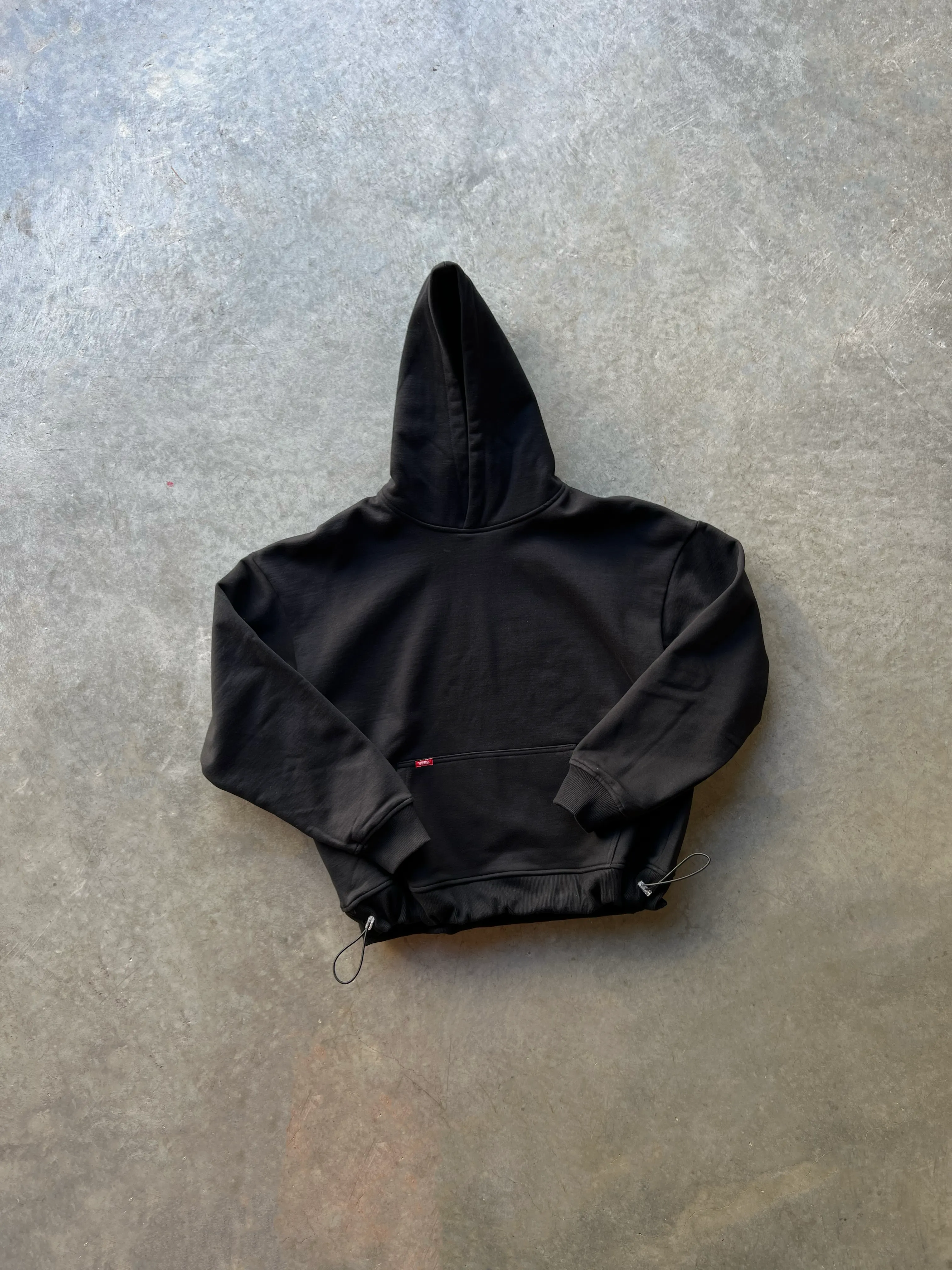 NOT ANOTHER BLACK BLANK HOODIE
