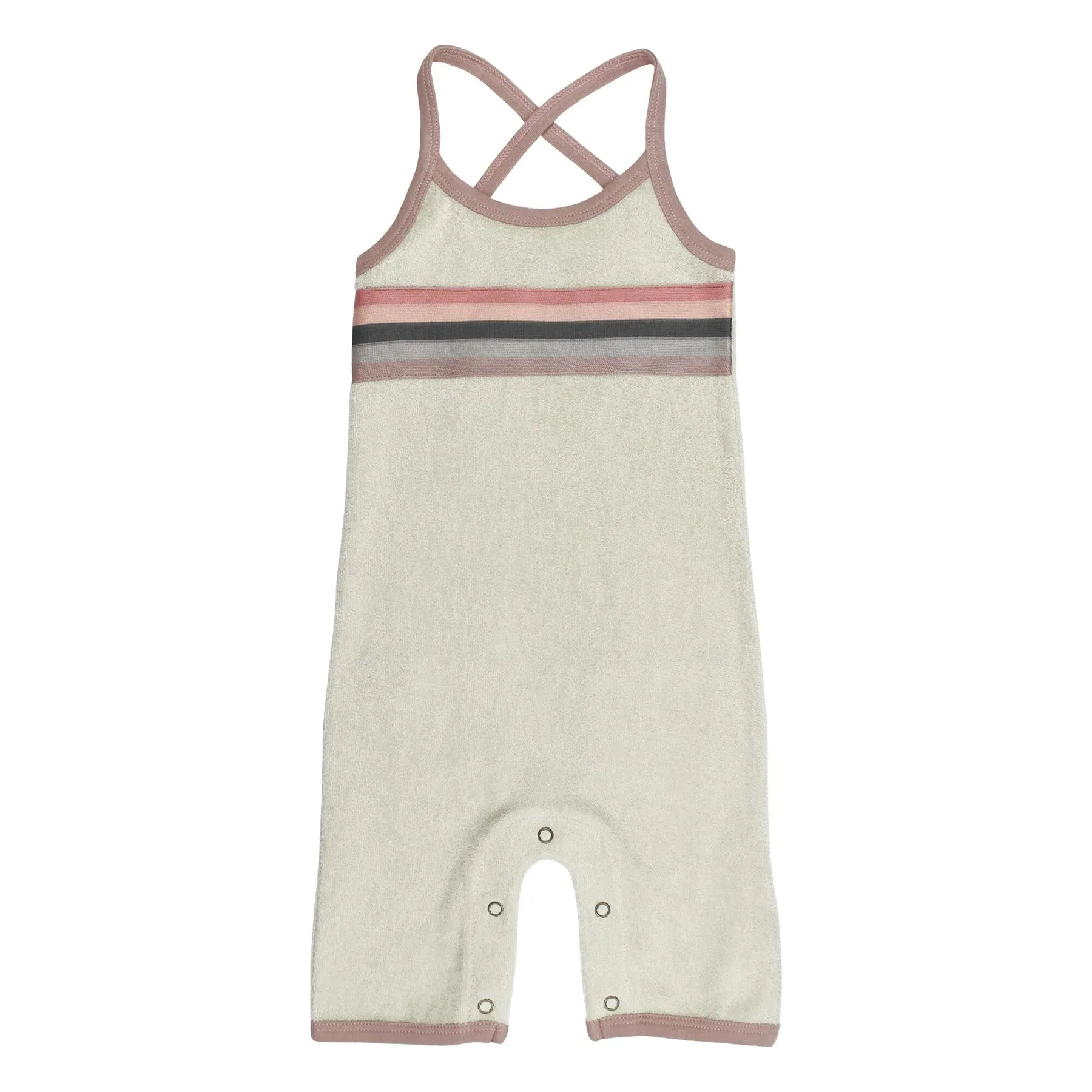 Organic Terry Cloth Overall | Pinks