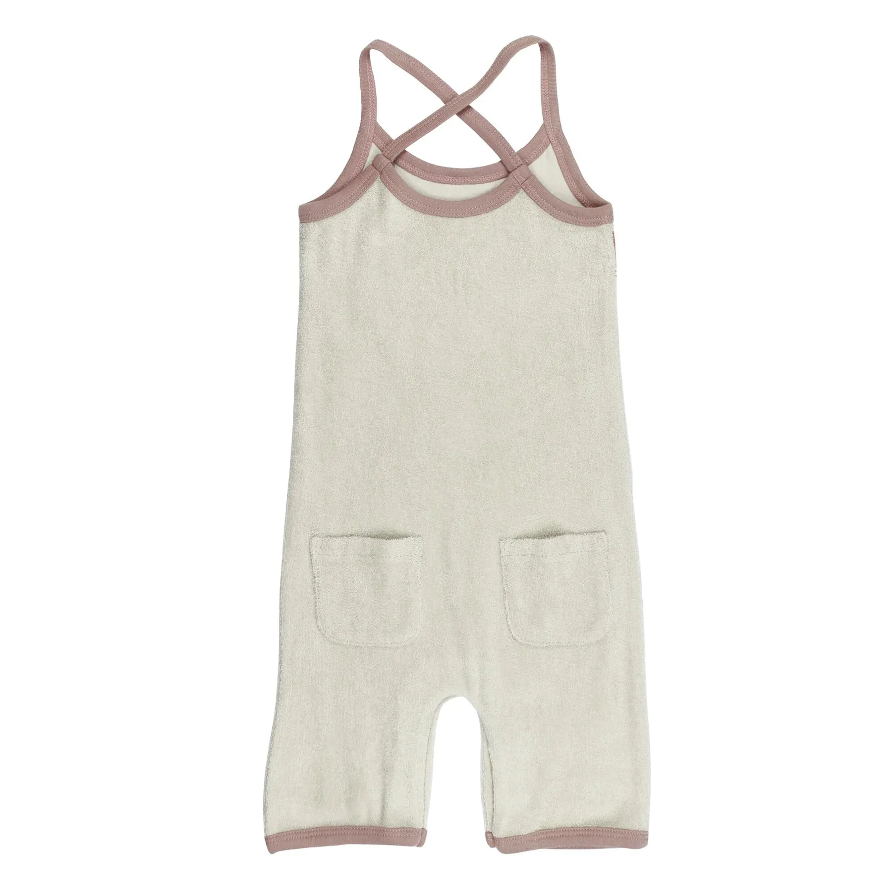 Organic Terry Cloth Overall | Pinks