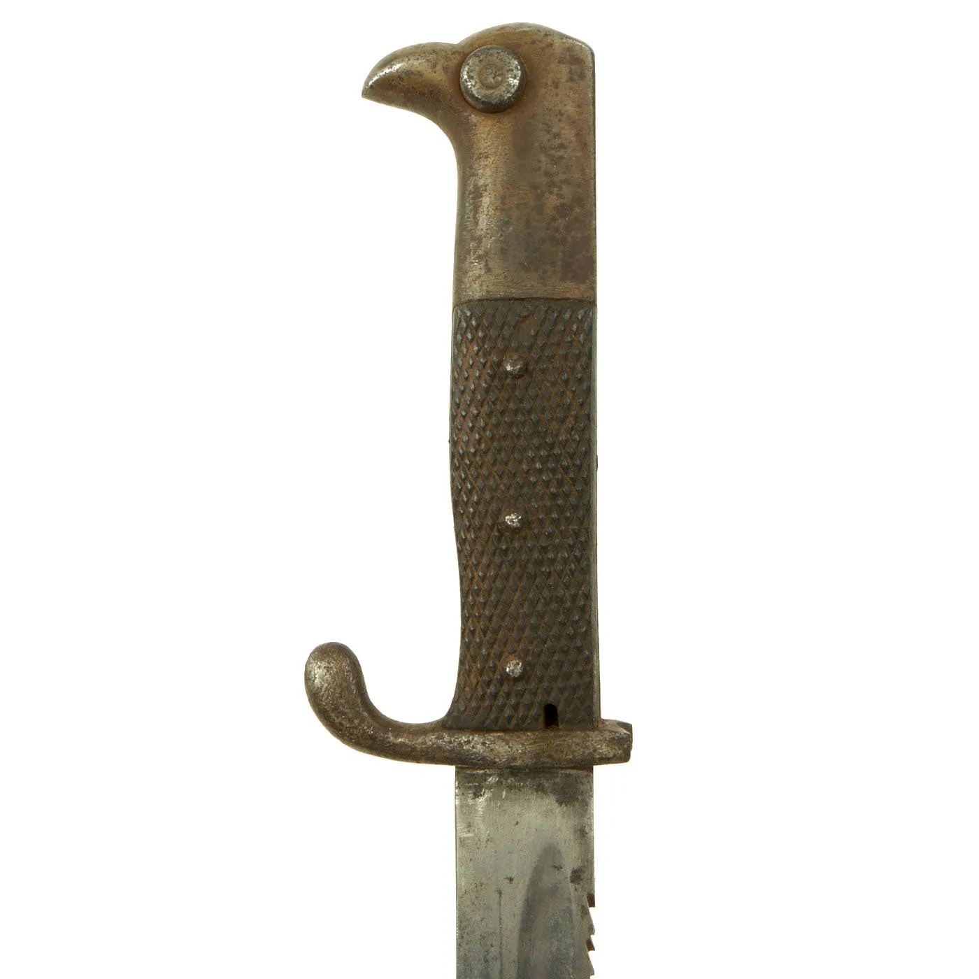 Original Imperial German WWI Kurzes Seitengewehr M1898 Sawback Dress Bayonet with Scabbard