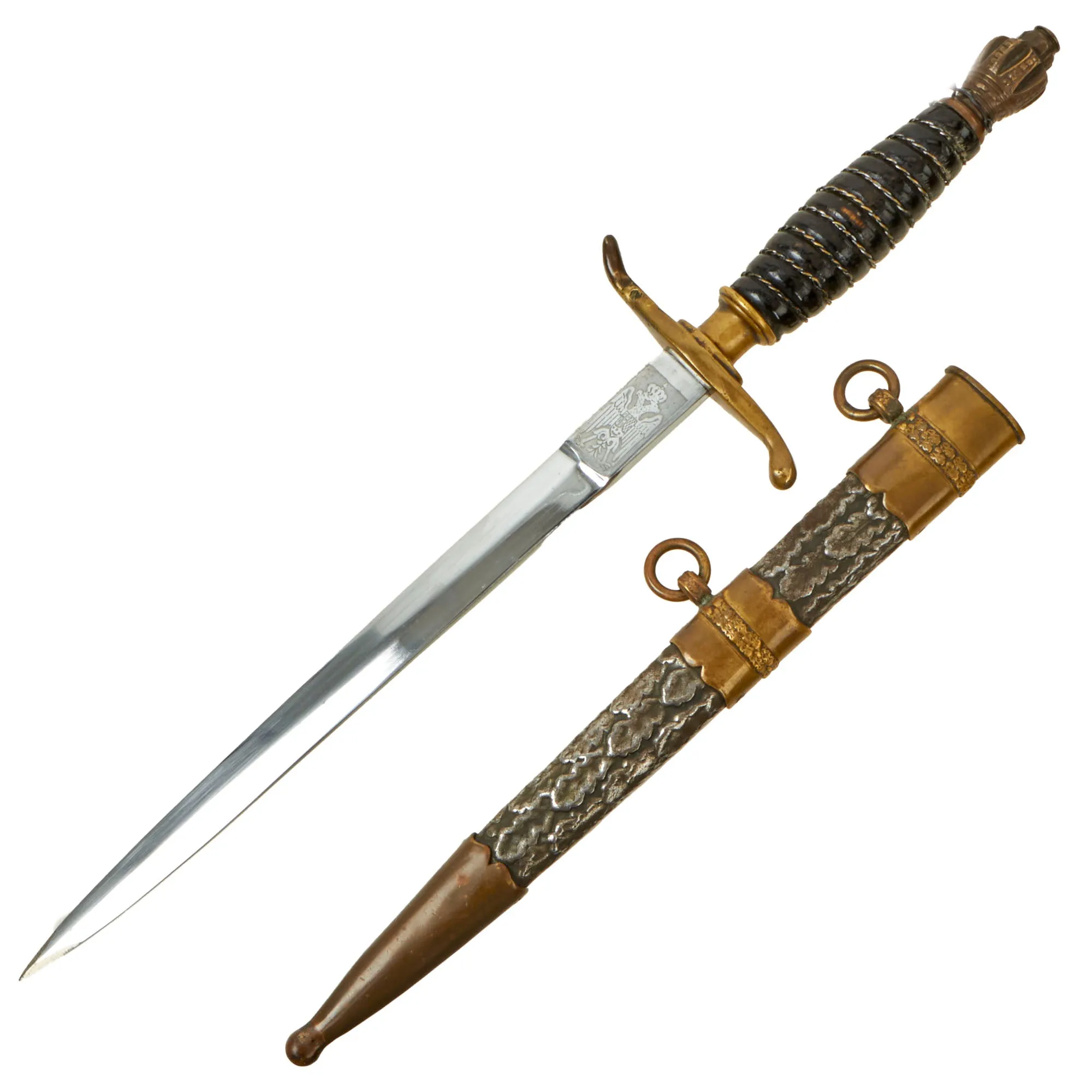 Original Yugoslavian WWII M1939 Army Officer’s Dagger with Scabbard