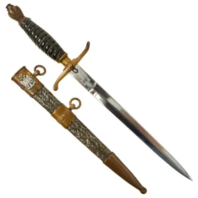 Original Yugoslavian WWII M1939 Army Officer’s Dagger with Scabbard