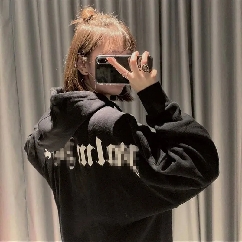 Palm Angels Hoodie Angel Loose Hooded Sweater Men's Jacket