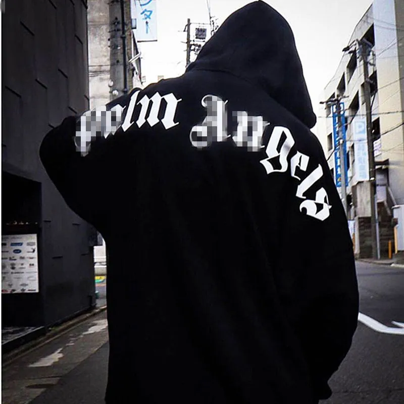 Palm Angels Hoodie Angel Loose Hooded Sweater Men's Jacket