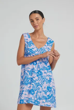Paradisio V Tunic Dress - Lilac