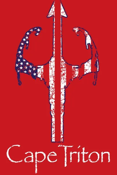 Patriotic Cape Triton Sweatshirt-SMALL & MEDIUM ONLY