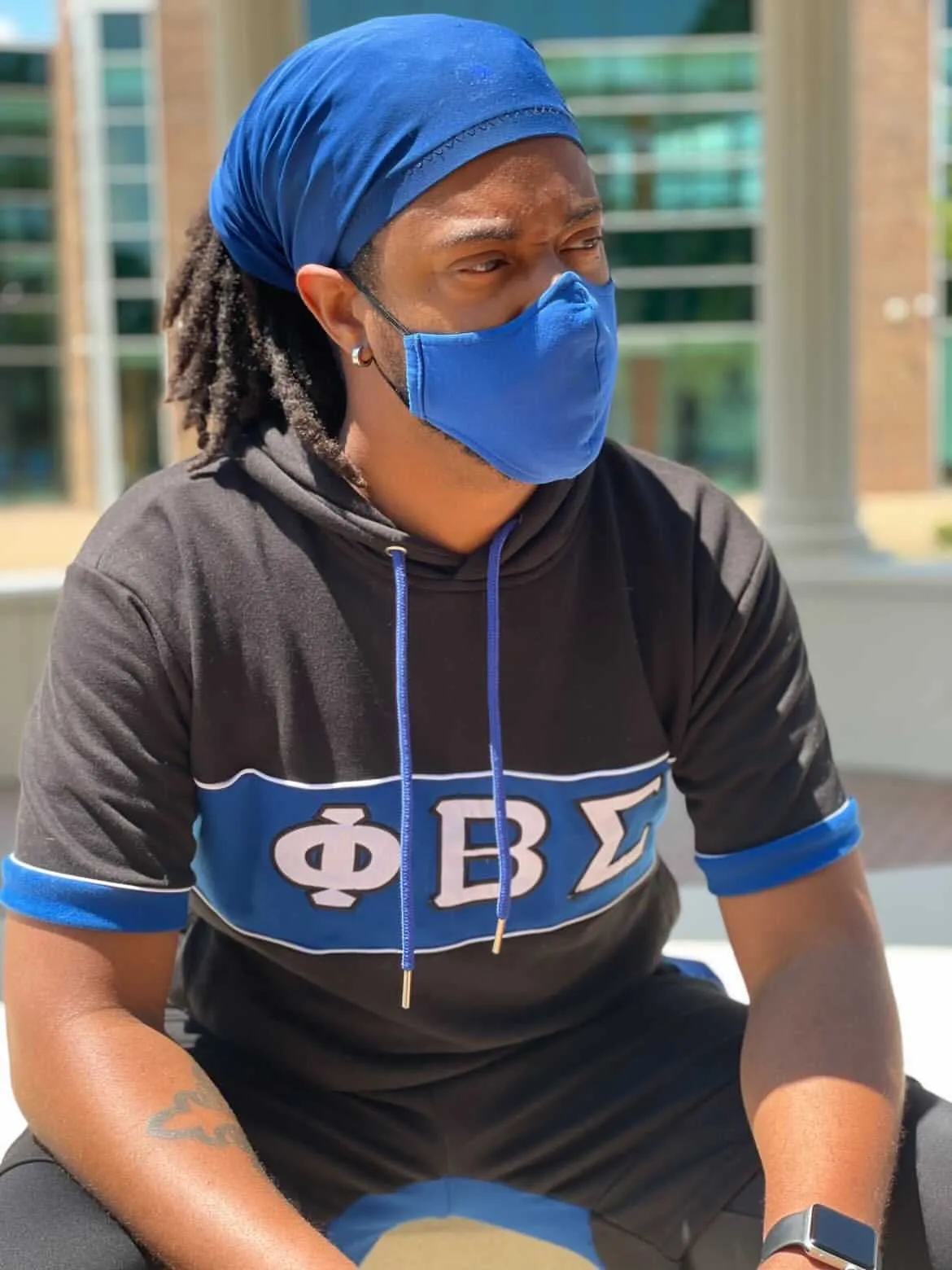 Phi Beta Sigma Black SS Hoodie