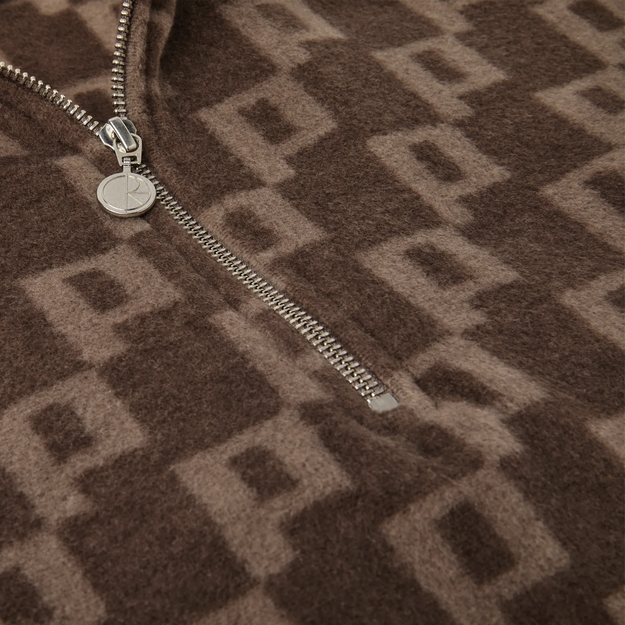 POLAR P FLEECE PULLOVER LIGHT BROWN