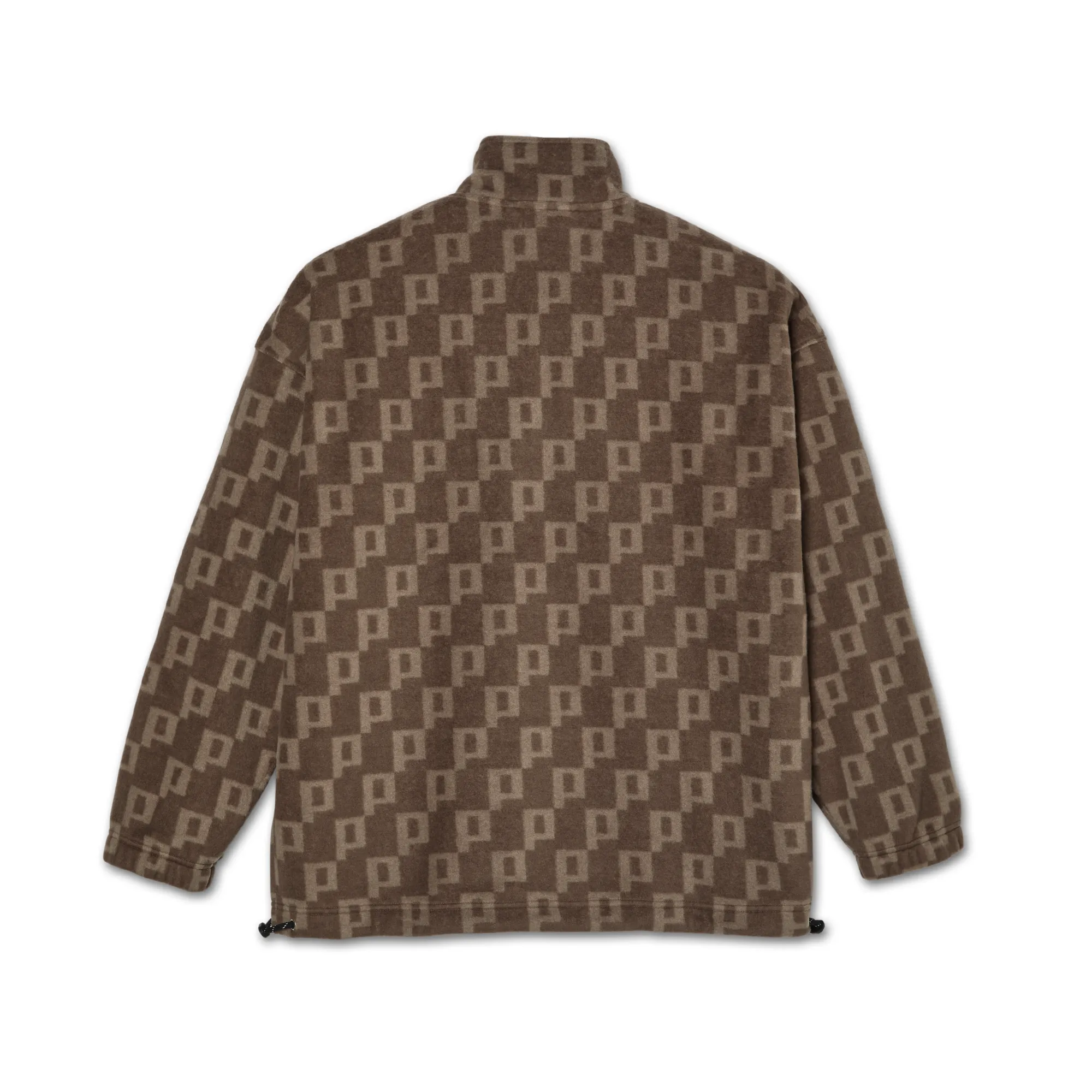 POLAR P FLEECE PULLOVER LIGHT BROWN