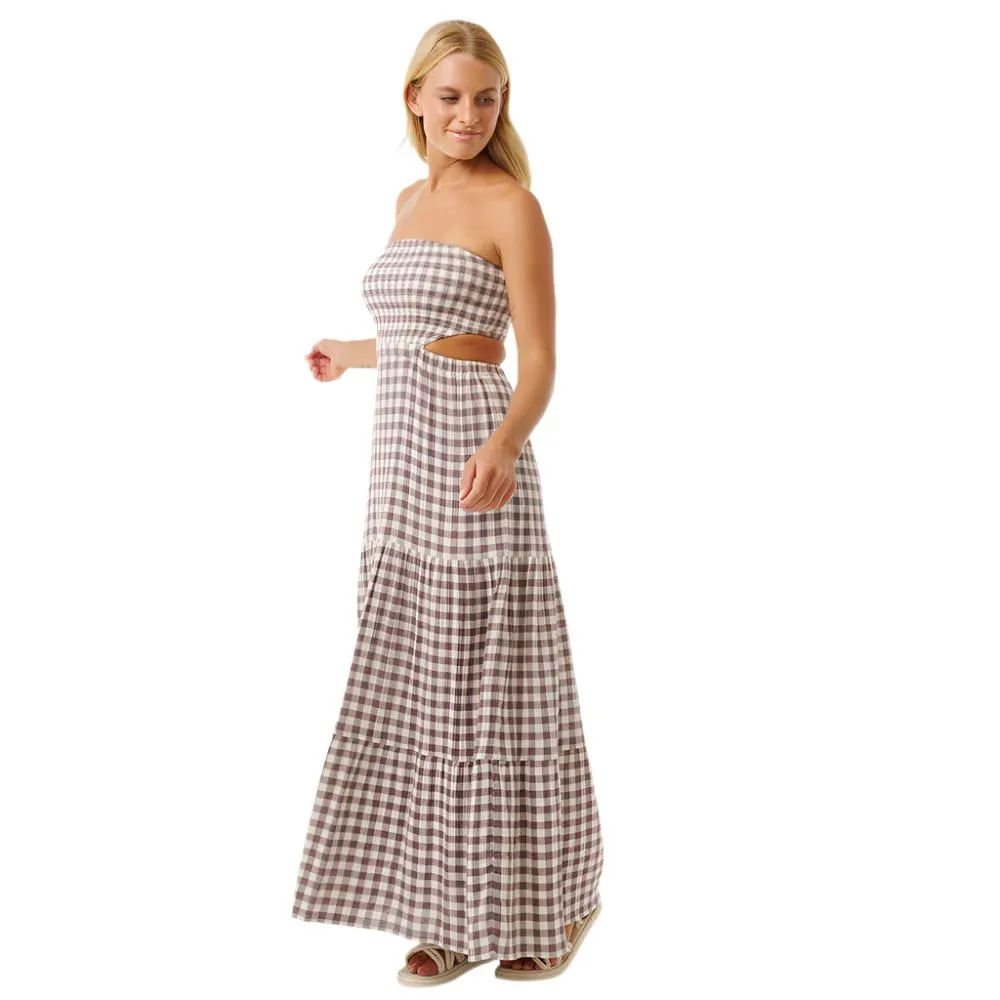 Premium Surf Check Maxi Dress - Womens
