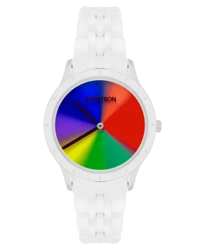 Prismatica™ | 36mm, White Ceramic/Rainbow