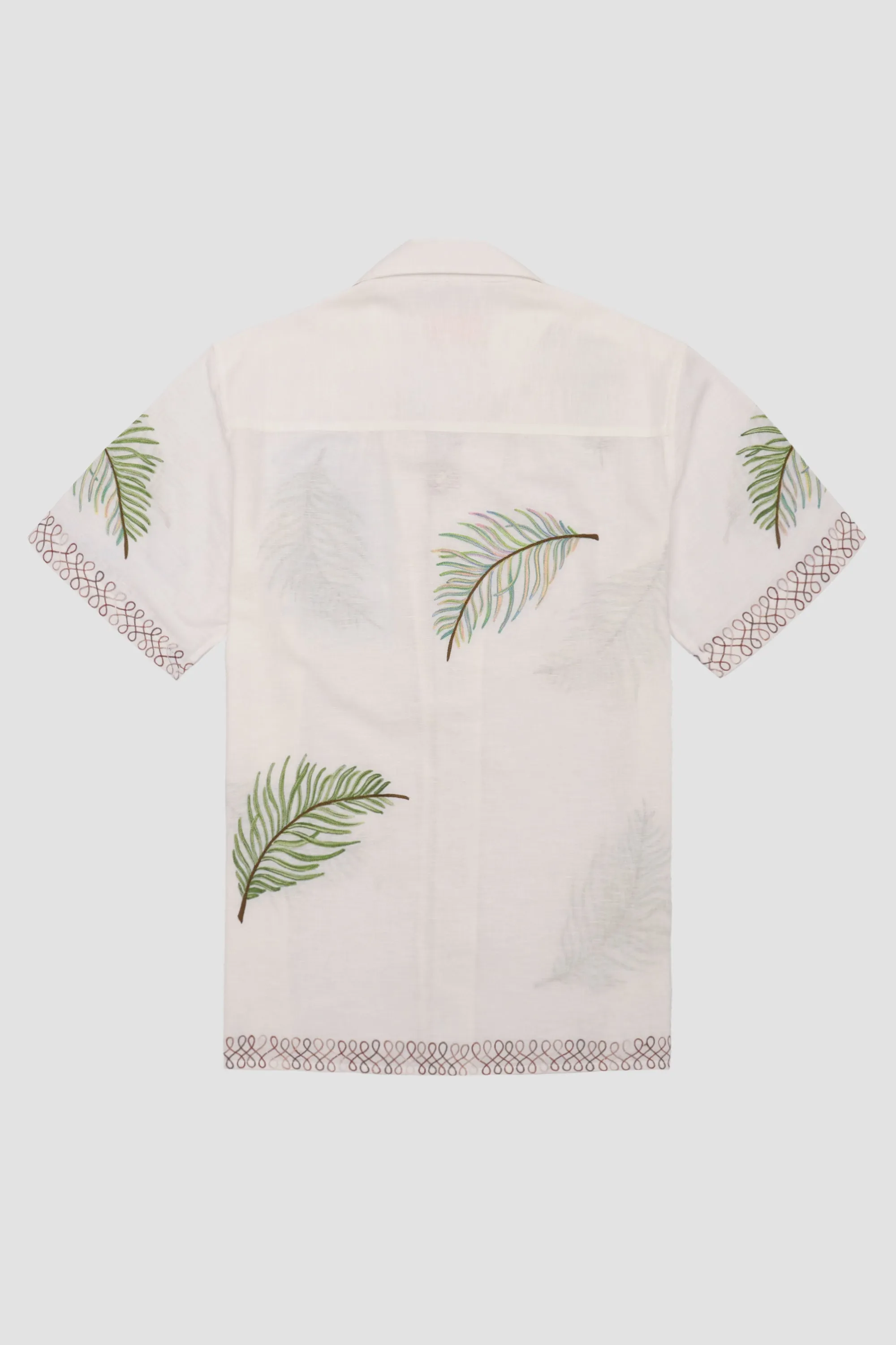 "Le Palm" embroidered Shirt