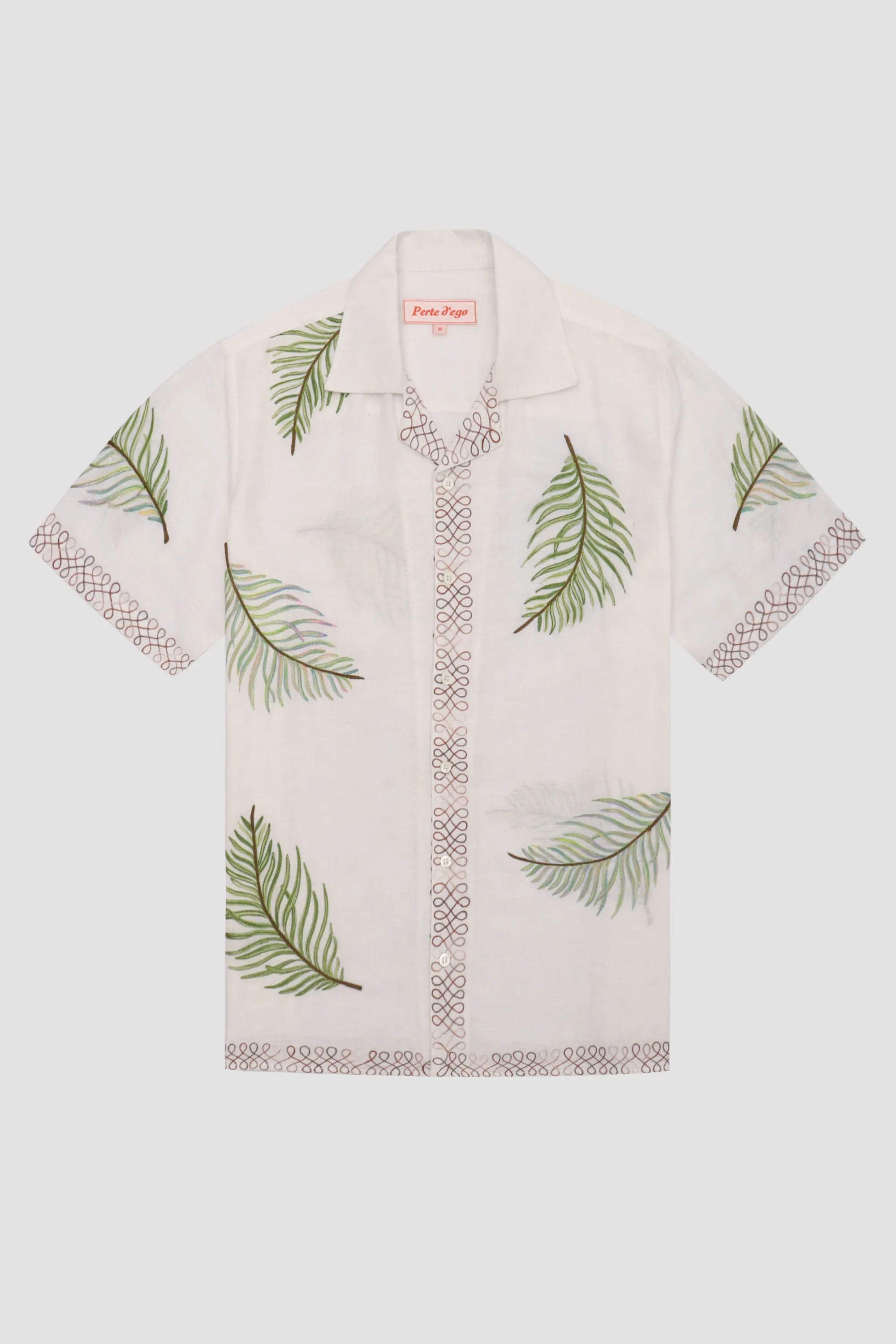 "Le Palm" embroidered Shirt