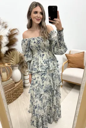 "Swept Away" Maxi Dress (Taupe)