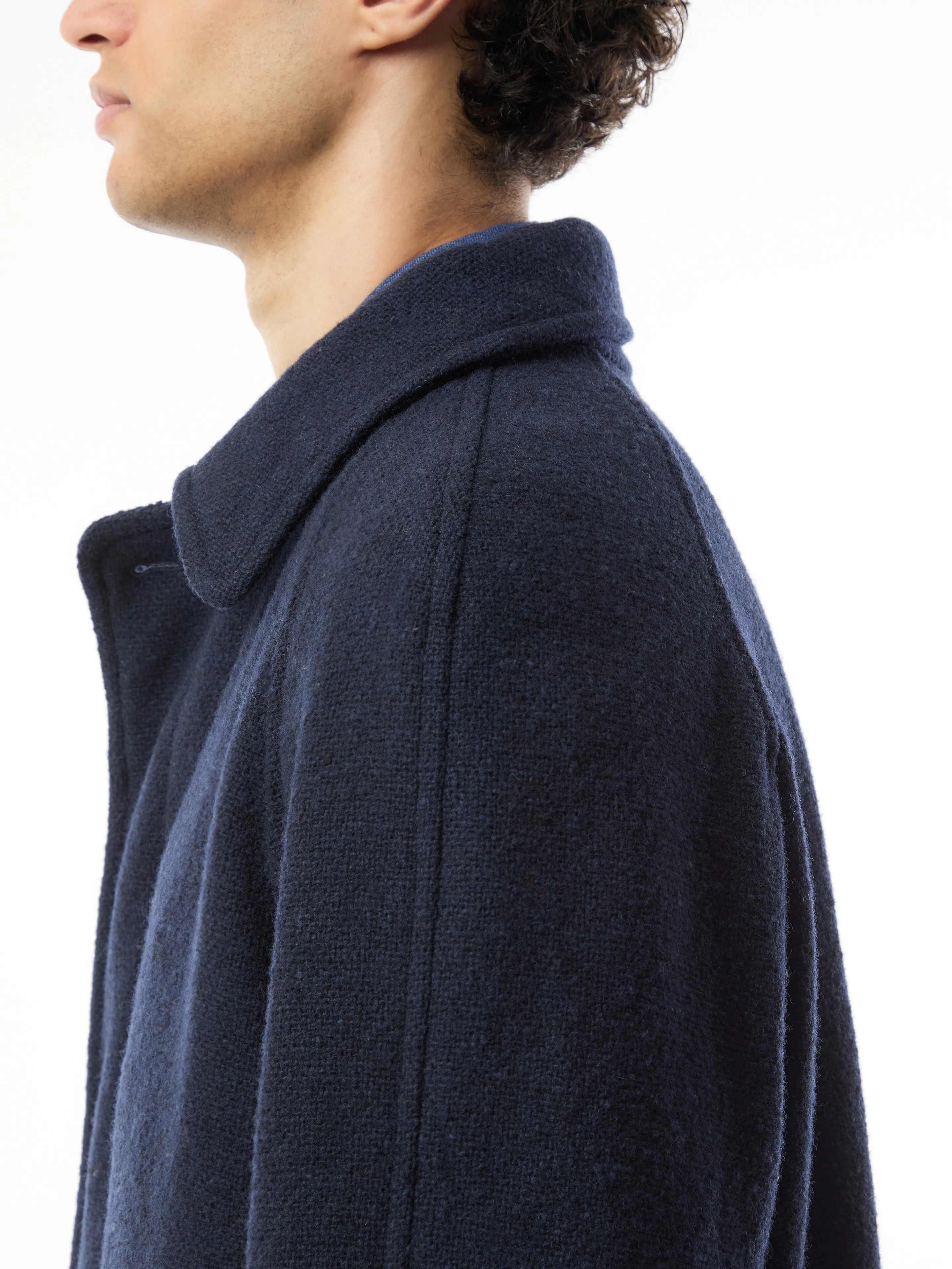 Raglan Wool Coat