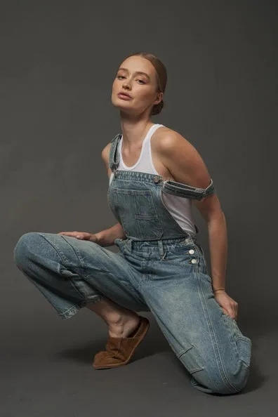 Relaxed Fit Denim Overall