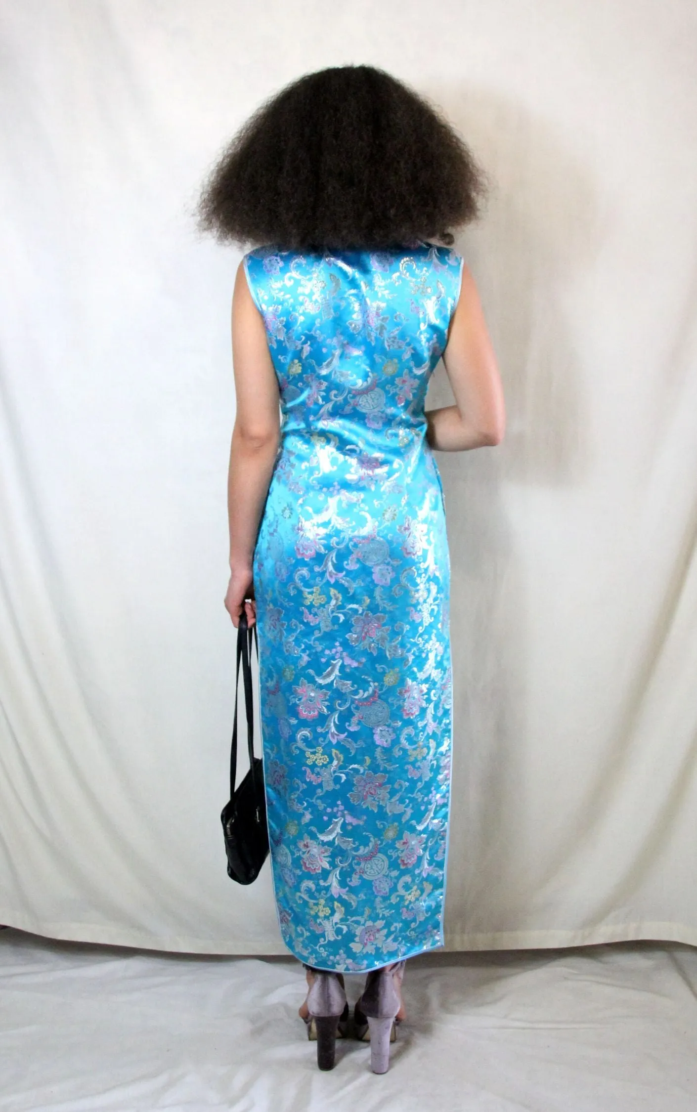 RENT Turquoise Blue Maxi Dress