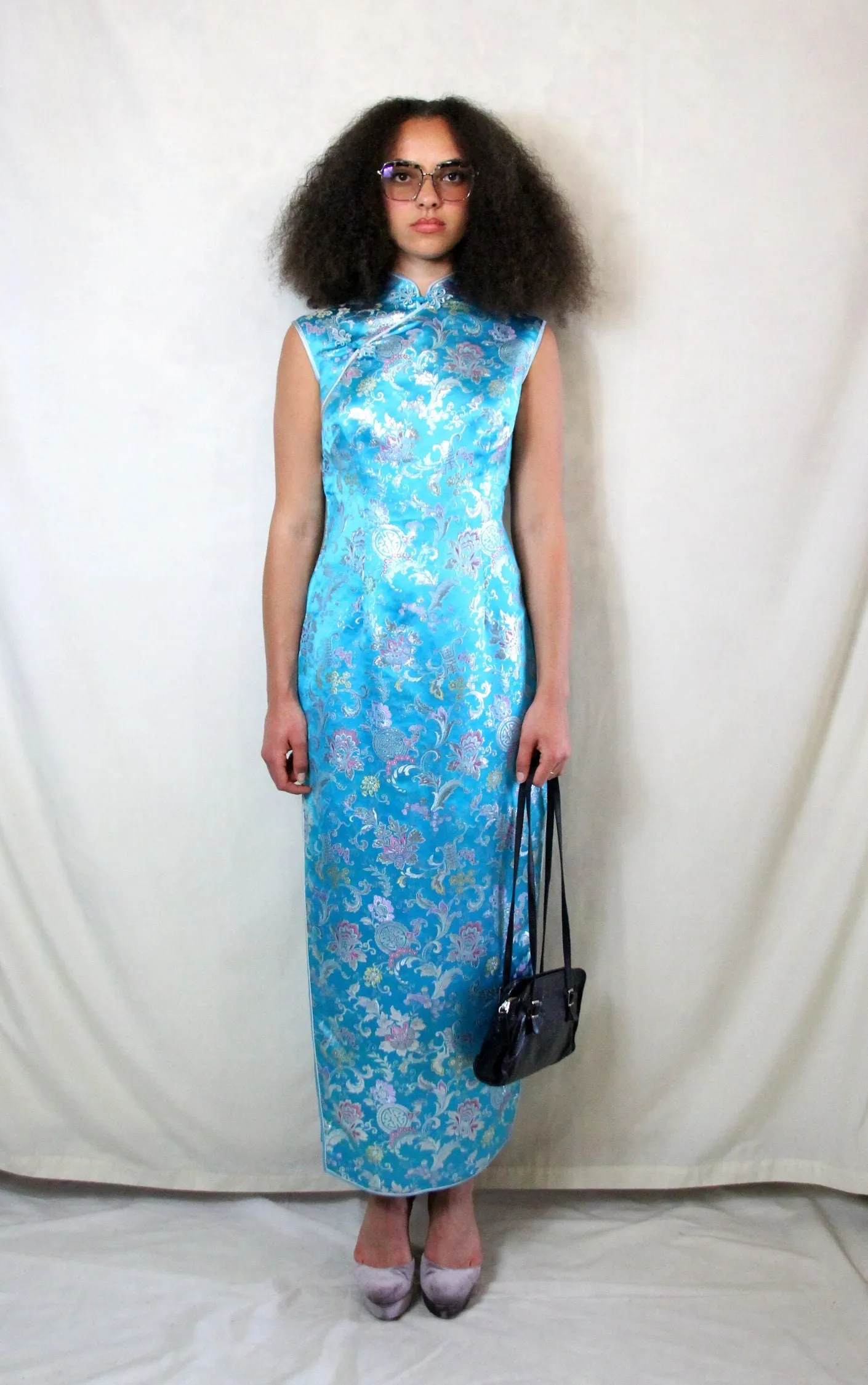RENT Turquoise Blue Maxi Dress