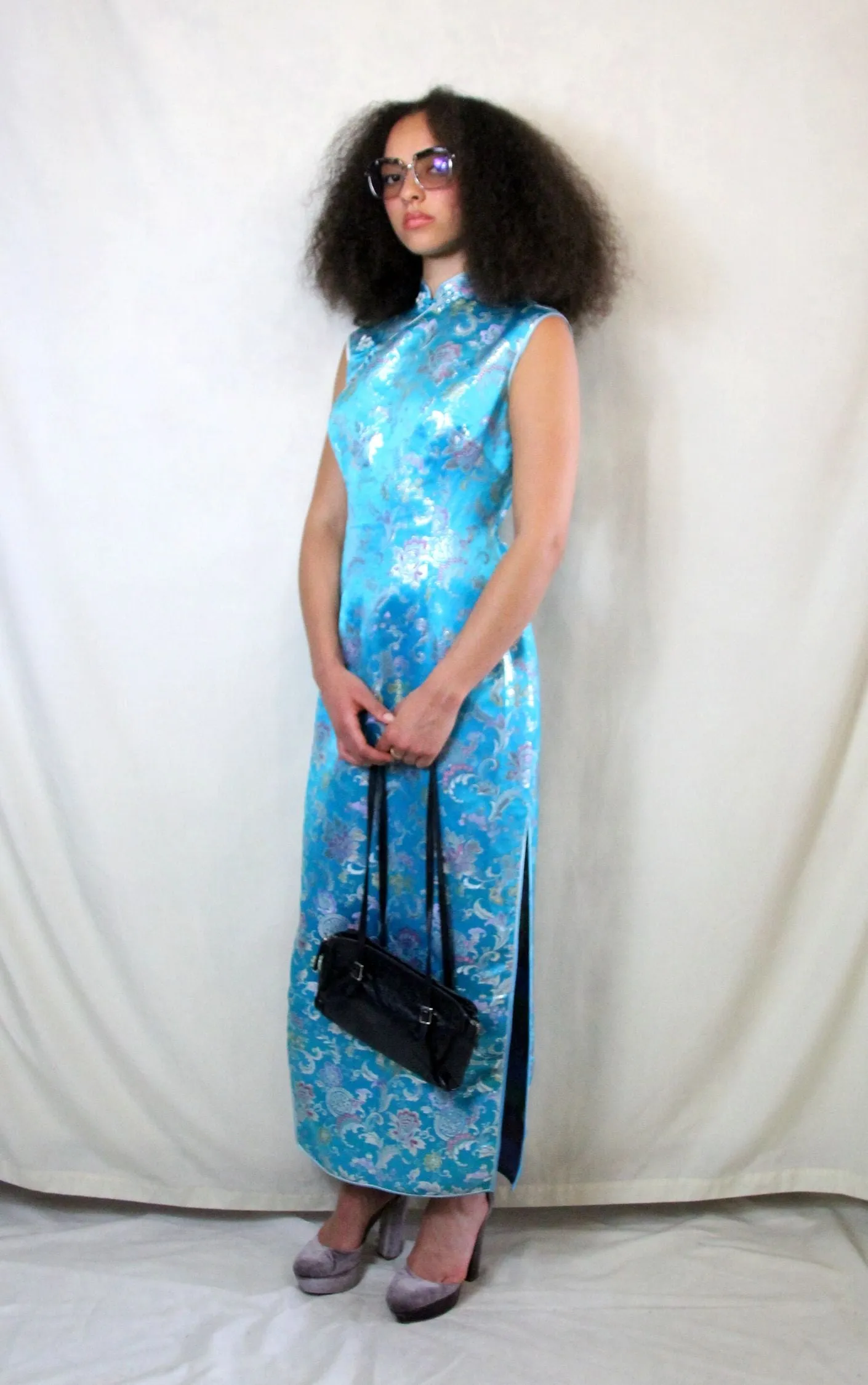 RENT Turquoise Blue Maxi Dress