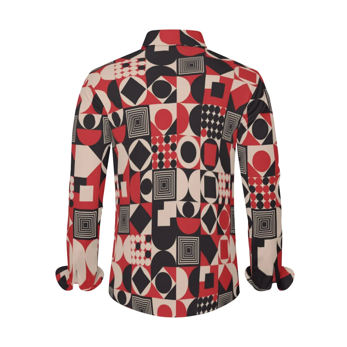 Retro Shirt Men, Retro Top Men, Opt Art Shirt, 60s inspired shirt men, 60s style shirt, Mod 60s, Artistic Shirt Men, Geometric Shirt Men