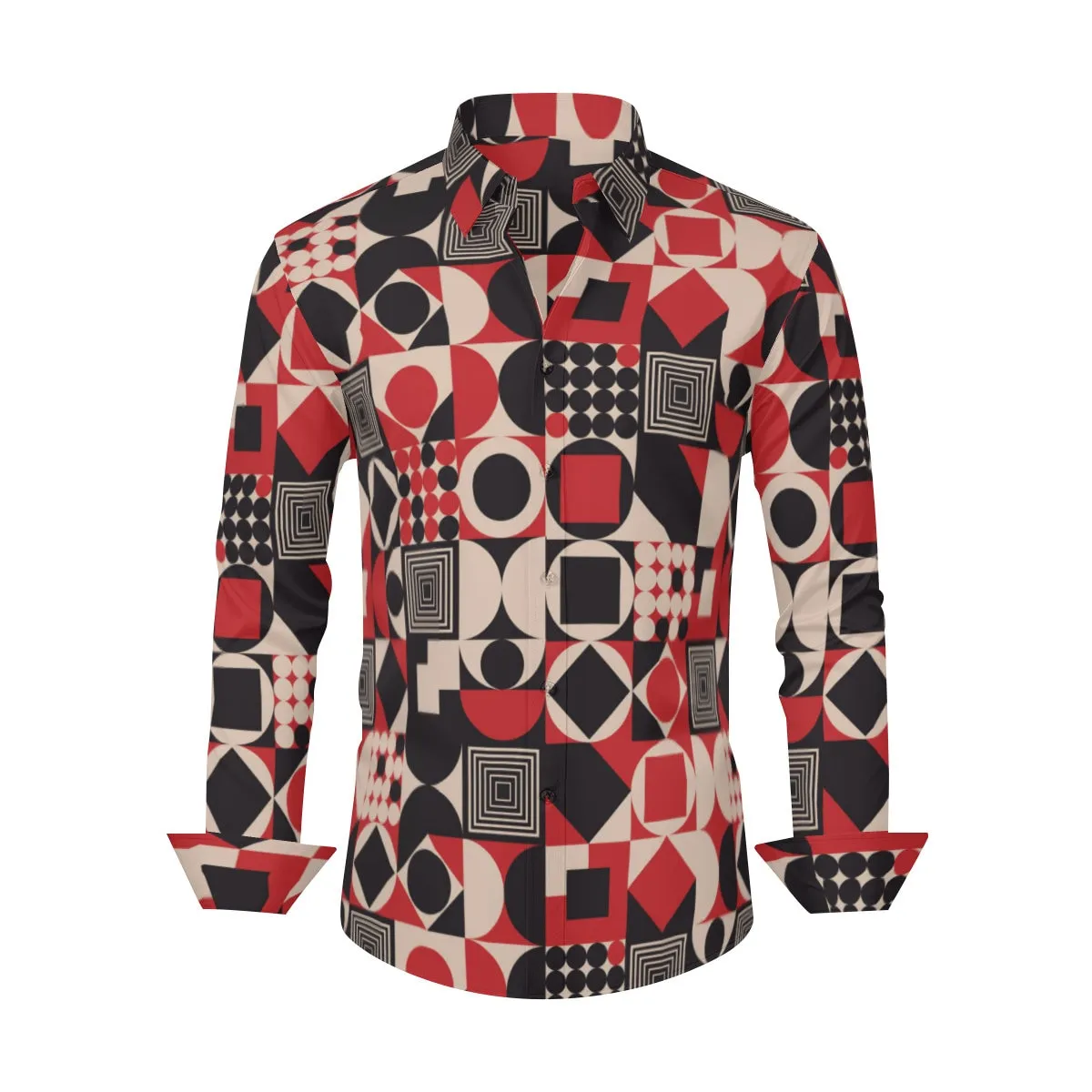 Retro Shirt Men, Retro Top Men, Opt Art Shirt, 60s inspired shirt men, 60s style shirt, Mod 60s, Artistic Shirt Men, Geometric Shirt Men