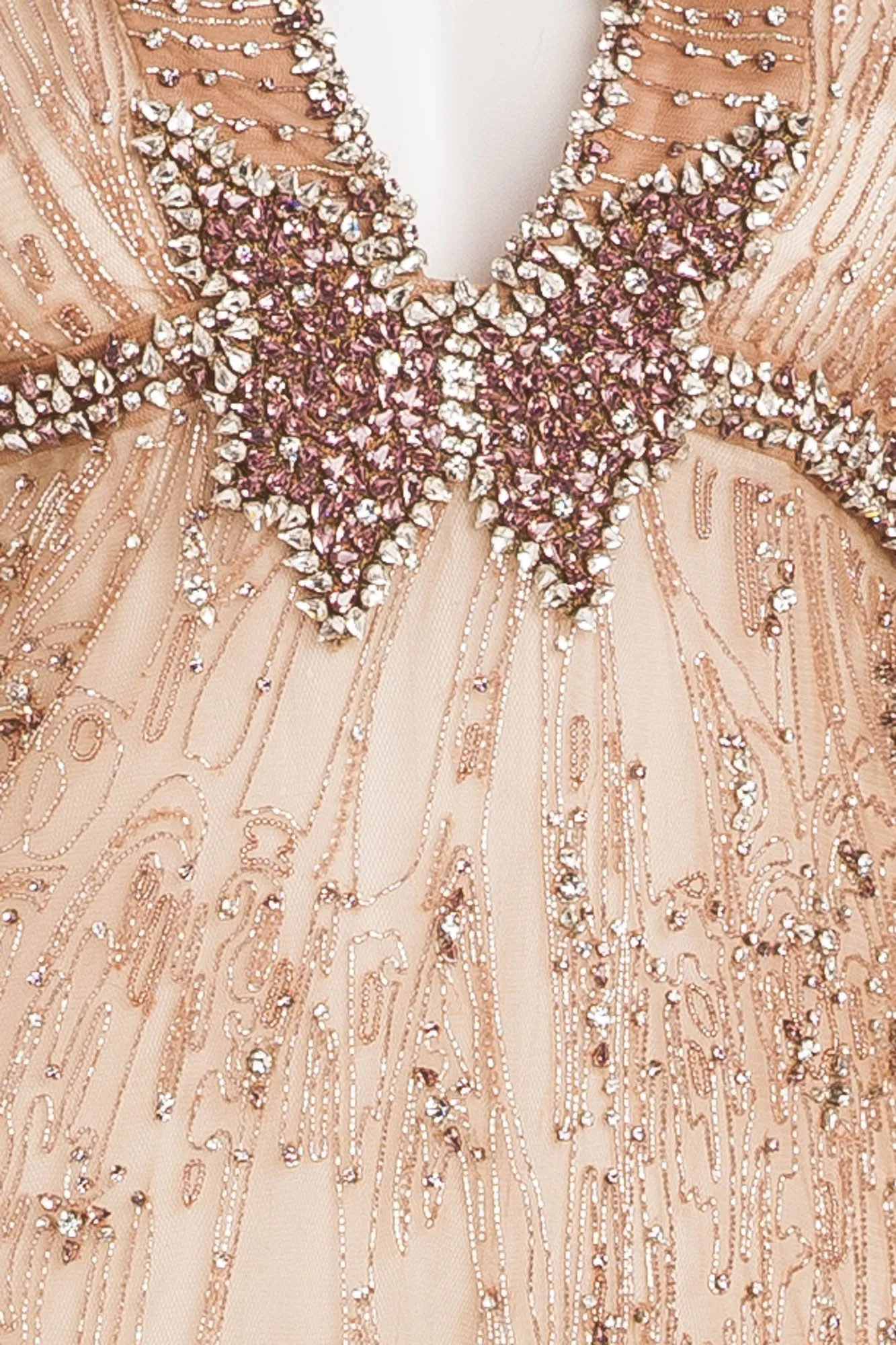 Roberto Cavalli - Editorial, Jeweled Dress Pink Butterfly - IT 42