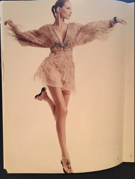 Roberto Cavalli - Editorial, Jeweled Dress Pink Butterfly - IT 42