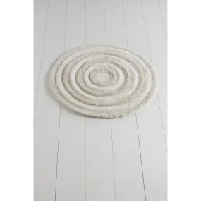Round - Ecru  Bath Mat