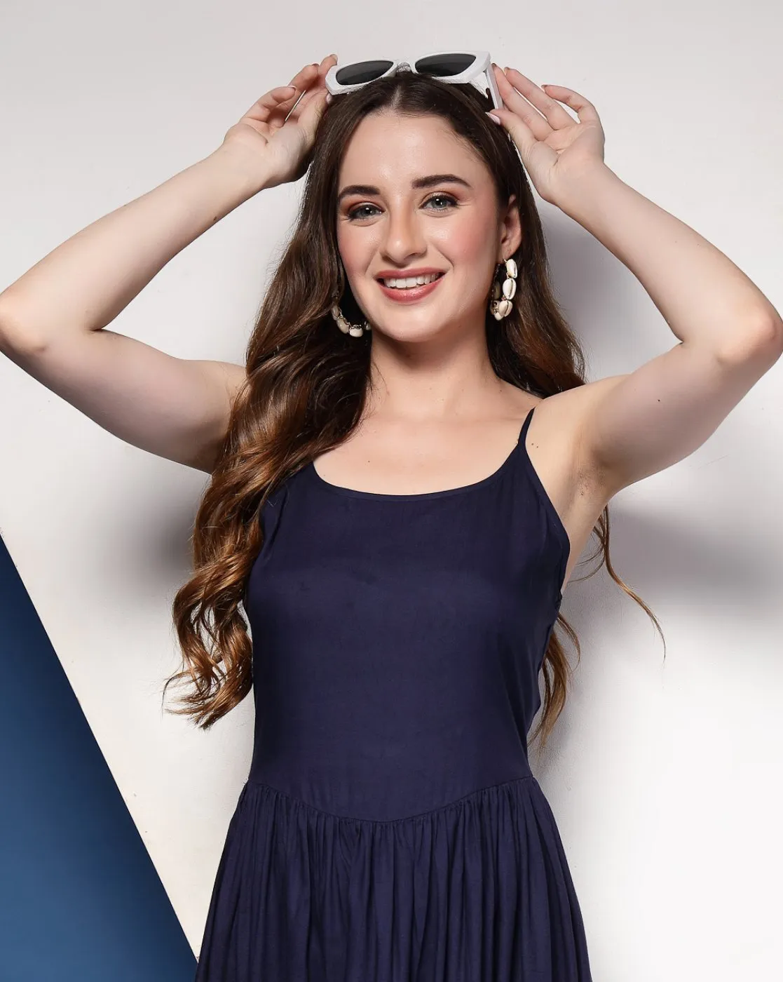 Royal Blue Grace Sleeveless Maxi