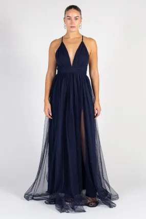 Sandy Tulle Maxi Dress