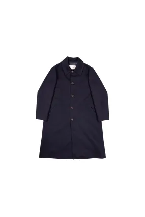 SEBASTIEN Navy Coat by Clan Upstairs Private Label