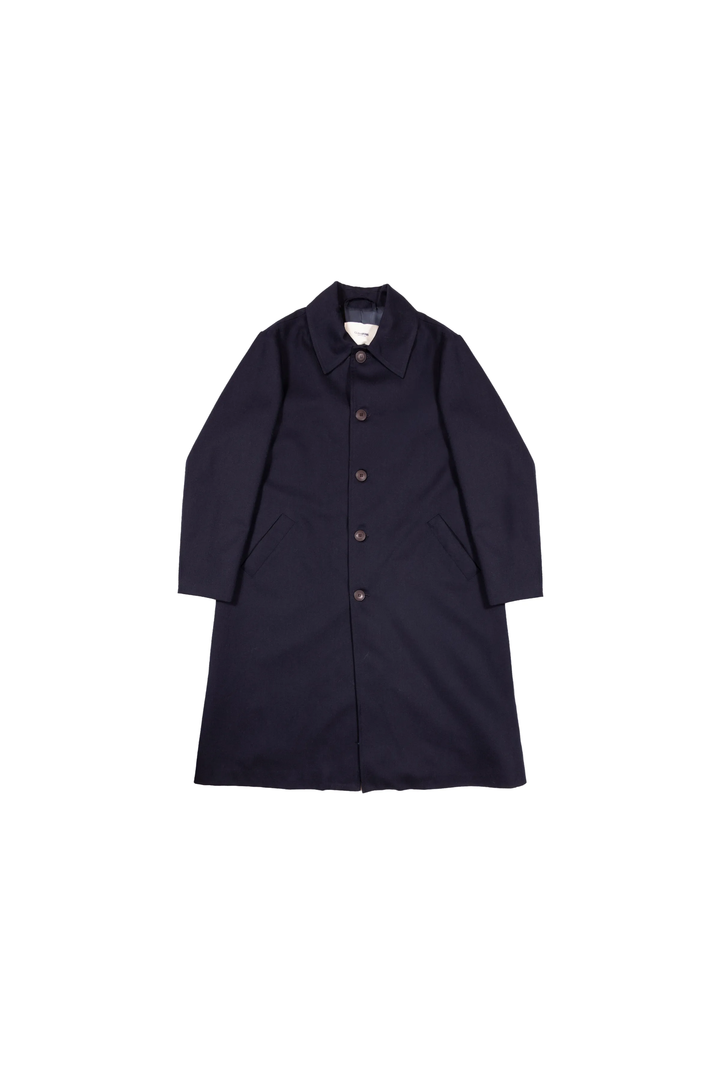 SEBASTIEN Navy Coat by Clan Upstairs Private Label