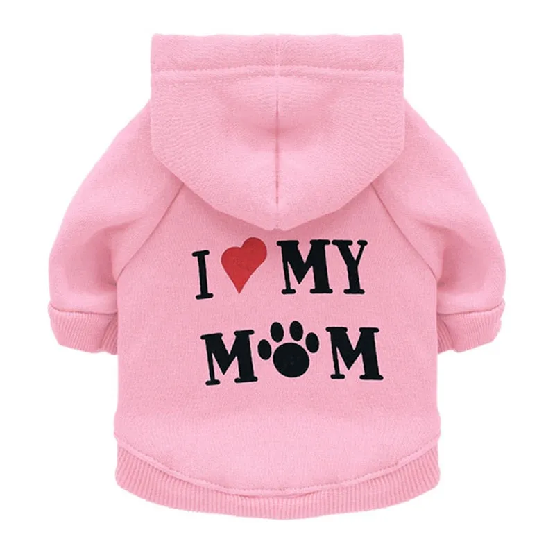 Security Dog Clothes Small Dog Hoodie Coat Chihuahua Dog Sweatshirt