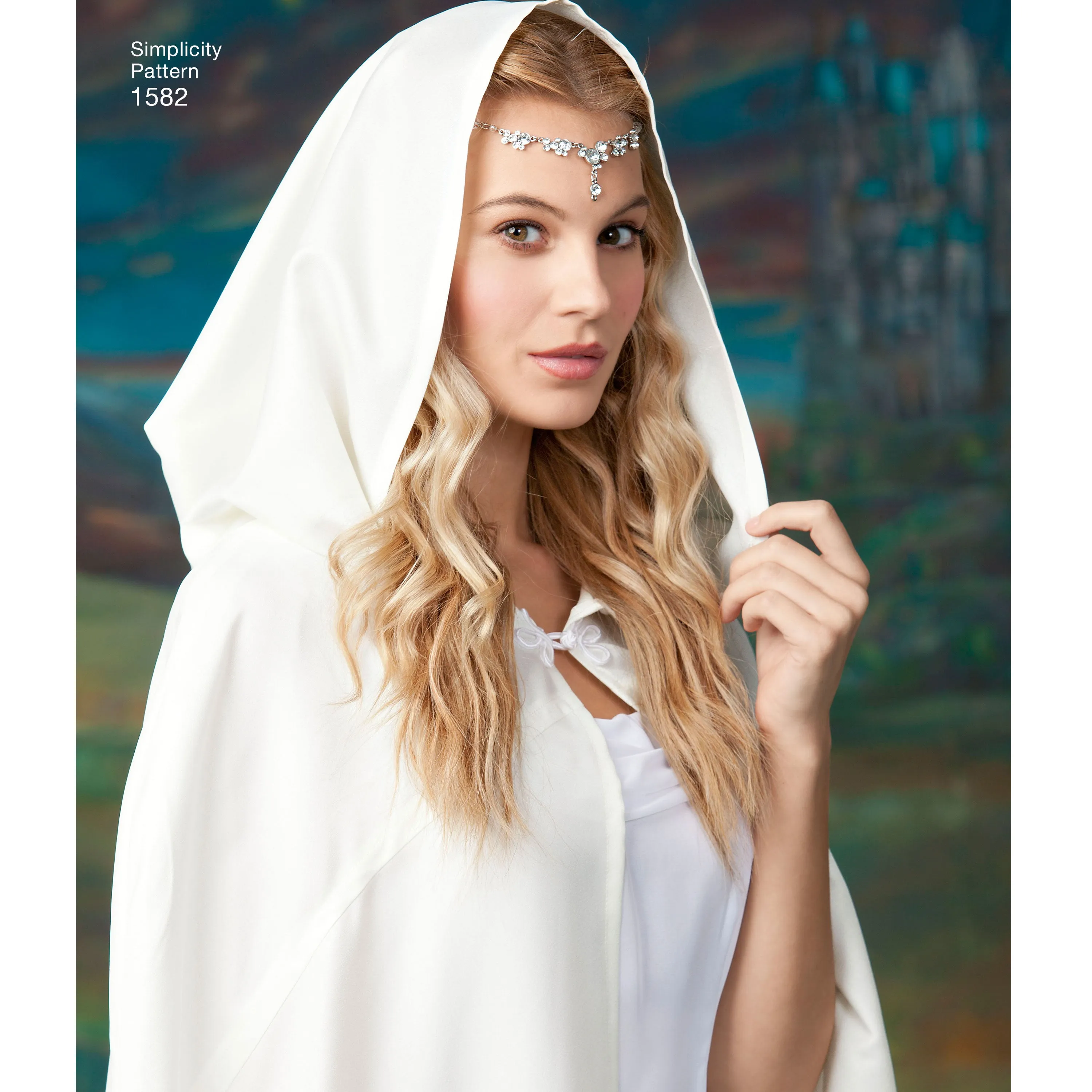 Simplicity Pattern 1582 Misses, men and teen hooded cape costume