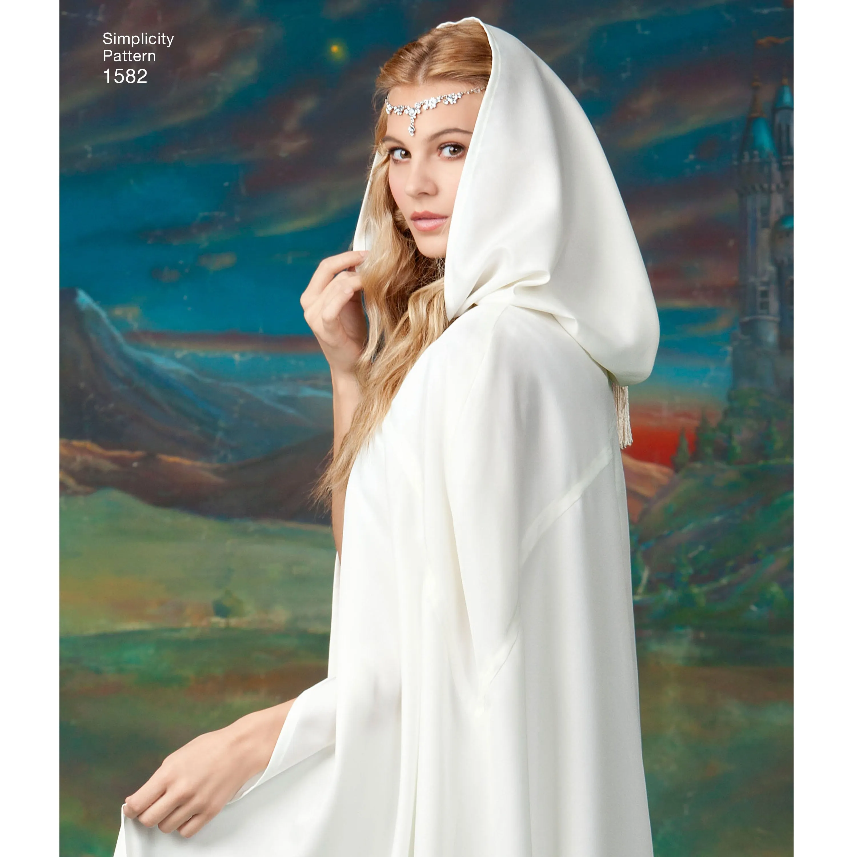 Simplicity Pattern 1582 Misses, men and teen hooded cape costume