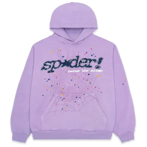 SP5DER WEB HOODIE 'AÇAÍ '