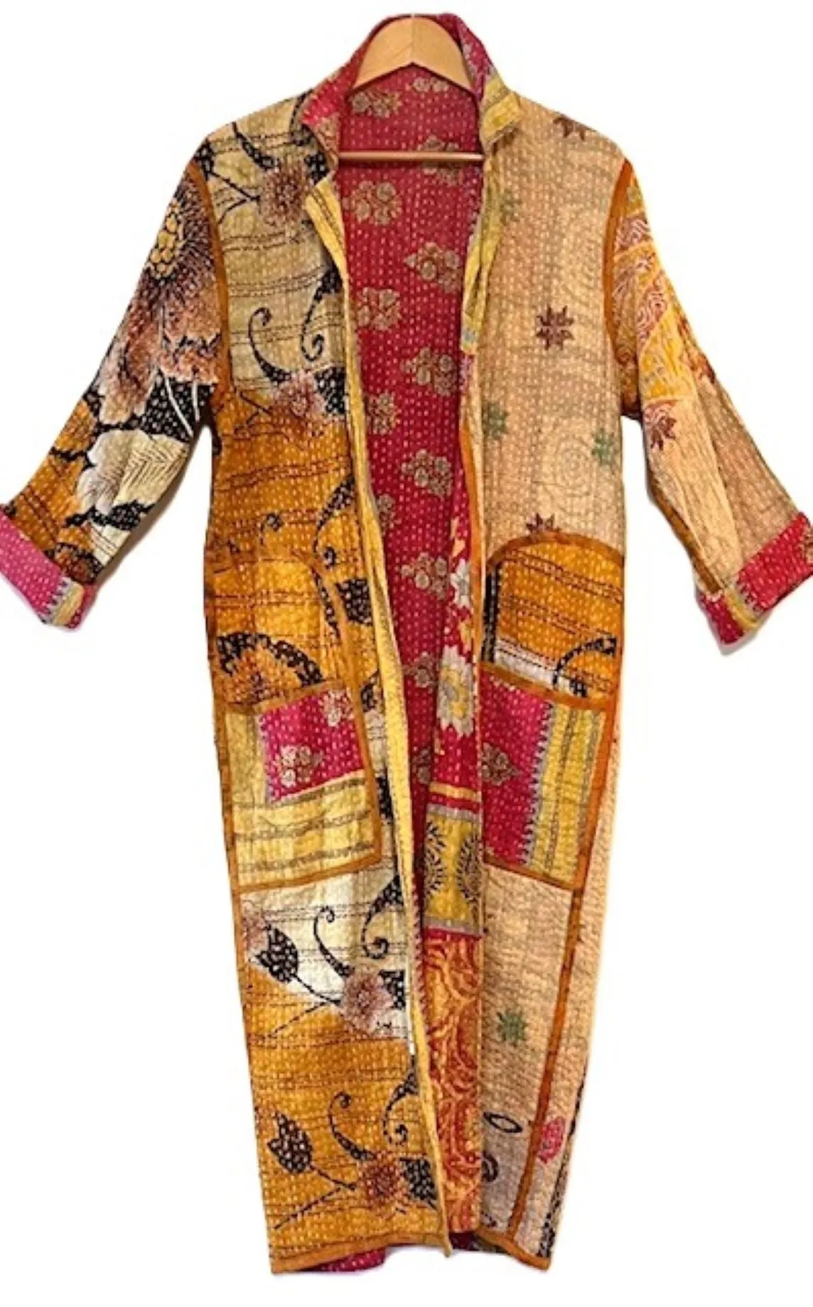 Specialty Collection: Patchwork Vintage Handmade Jacket Fully Reversible.